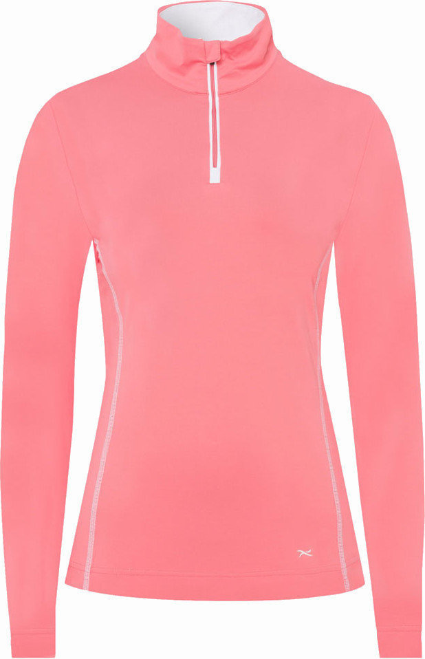 Polo majice Brax Tabea Long Sleeve Womens Polo Shirt Pink S