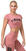 Fitness koszulka Nebbia Short Sleeve Sporty Crop Top Old Rose S Fitness koszulka