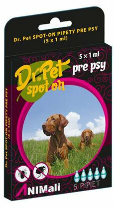 Antiparasitära medel Dr. Pet Spot-on Repellent Repellent for Dogs Antiparasitära medel