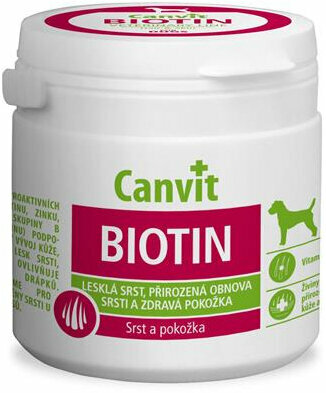 Kompletterande livsmedel Canvit Biotin 100 g Kompletterande livsmedel