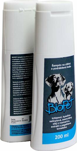 Schampo / balsam för hund Biopet Shampoo for Sensitive Skin Shampoo for Dogs 200 ml Schampo / balsam för hund