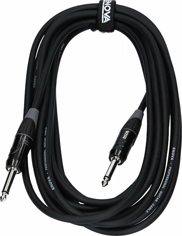 Kabel instrumentalny Enova EC-A1-PLMM2-3 Czarny 3 m Prosty - Prosty