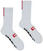 Fitness Socken Nebbia Extra Mile Crew Socks White 35-38 Fitness Socken