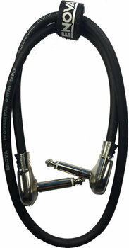 Propojovací kabel, Patch kabel Enova EC-A1-PRMM2-0.4 Černá 40 cm Lomený - Lomený - 1