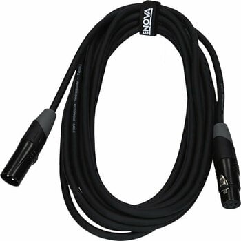 Mikrofonní kabel Enova EC-A1-XLFM-1 Černá 1 m - 1