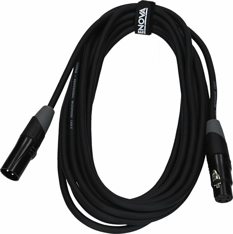 Mikrofonski kabel Enova EC-A1-XLFM-10 Črna 10 m