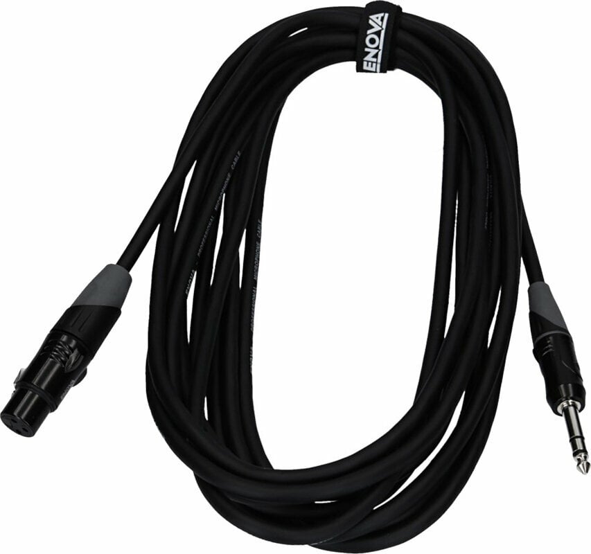 Cablu complet pentru microfoane Enova EC-A1-XLFPLM3-1 Negru 1 m