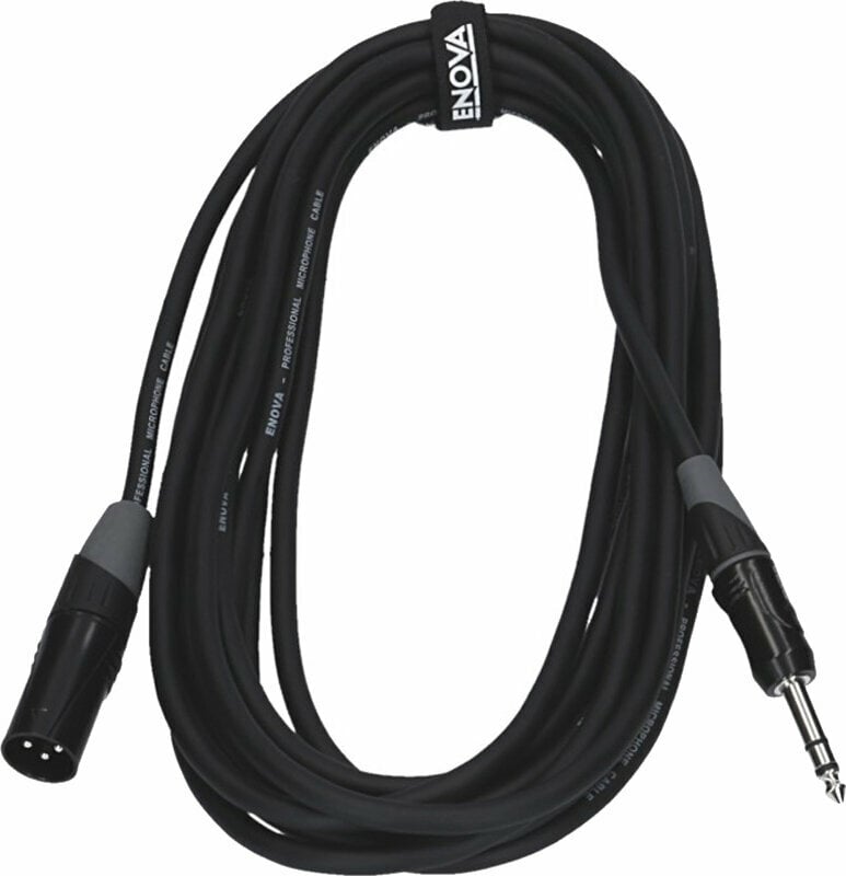 Mikrofonní kabel Enova EC-A1-XLMPLM3-3 Černá 3 m