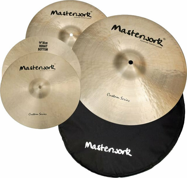 Set Piatti Masterwork Private Stock: HH 14", CC 16"+18", RC 20" – Nuovo, Bronzo Turchia