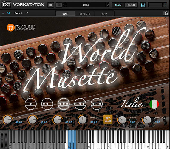 VST Instrument Studio programvara PSound World Musette (Digital produkt)