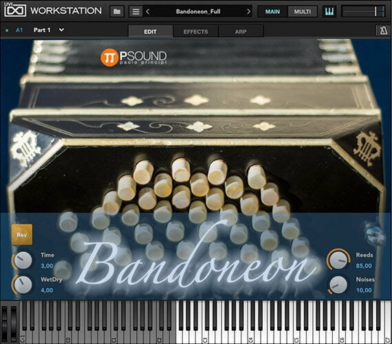VST Instrument Studio programvara PSound Bandoneon (Digital produkt)