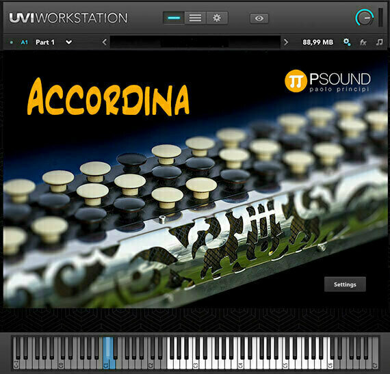 VST instrument PSound Accordina (Digitalni izdelek)