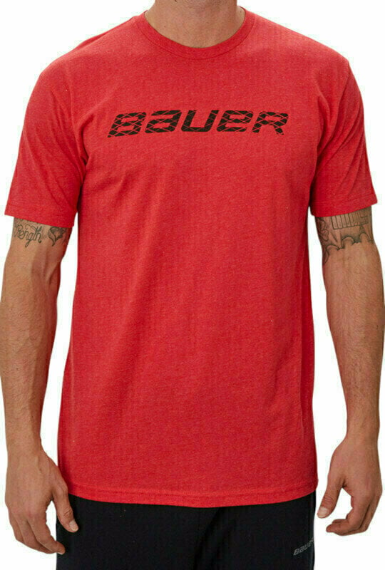 Тениска за хокей Bauer Crew Tee SR Тениска за хокей