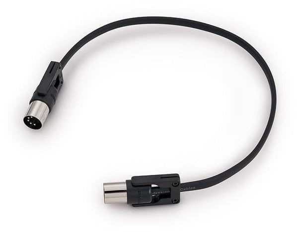 MIDI kabel RockBoard FlaX Plug MIDI Crna 30 cm