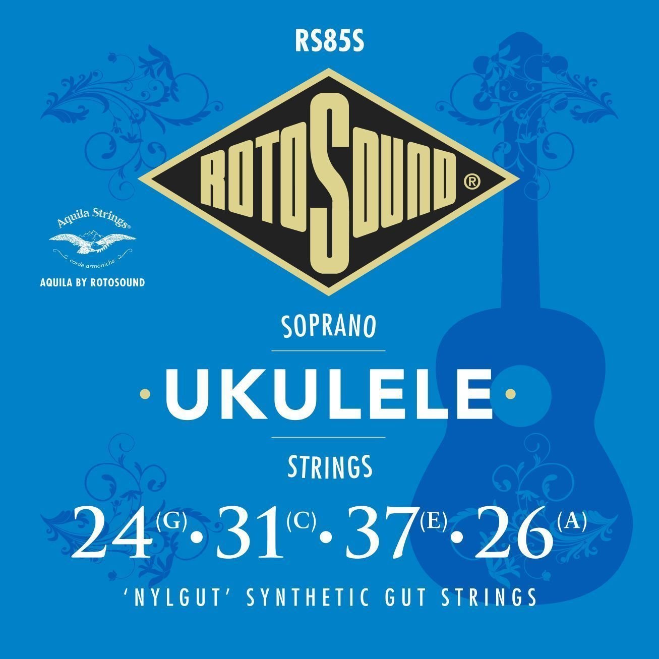 Strings for soprano ukulele Rotosound RS85S Nylgut