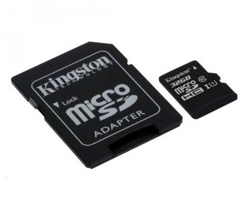 Pamäťová karta Kingston 32GB Canvas Select UHS-I microSDHC Memory Card w SD Adapter