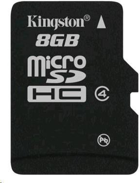 Scheda di memoria Kingston 8GB Micro SecureDigital (SDHC) Card Class 4