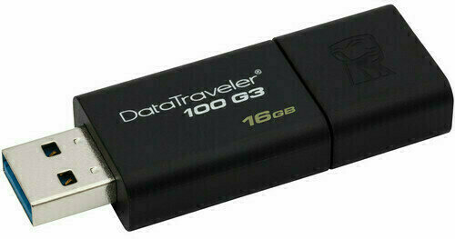 USB-sleutel Kingston 16GB Data Traveler 100 G3 USB 3.0 Flash Drive - 1