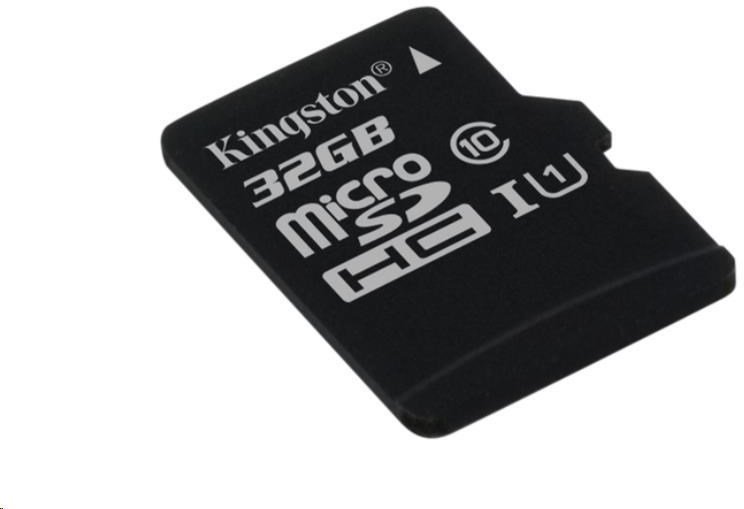 Hukommelseskort Kingston 32GB Micro SecureDigital (SDHC) Card Class 10 UHS-I