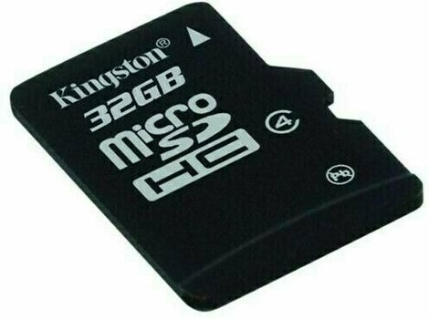 Memory Card Kingston 32GB Micro SecureDigital (SDHC) Card Class 4 w SD Adapter - 1