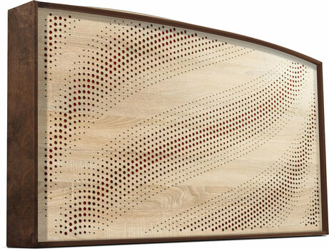 Absorbent Holzplatte Mega Acoustic AcouStand Tangens Walnut Red - 1