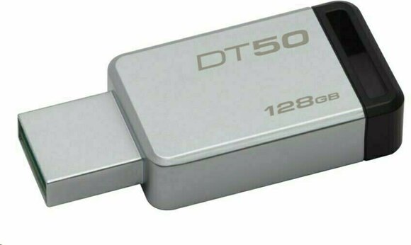 USB Flash Laufwerk Kingston 128GB Datatraveler DT50 USB 3.1 Gen 1 Flash Drive Black - 1