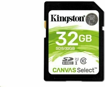 Geheugenkaart Kingston 32GB Canvas Select UHS-I SDHC Memory Card - 1
