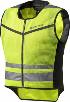 Reflecterend vest voor motorfiets Rev'it! Athos Air 2 Neon Yellow 4XL Reflecterend vest voor motorfiets - 1