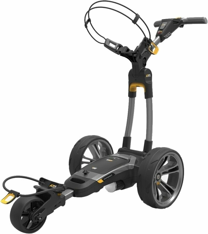 Električni voziček za golf PowaKaddy CT6 EBS GPS 36 Holes Lithium EU Gun Metal Električni voziček za golf