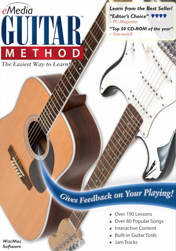 Софтуер за обучение eMedia Guitar Method v6 Mac (Дигитален продукт)