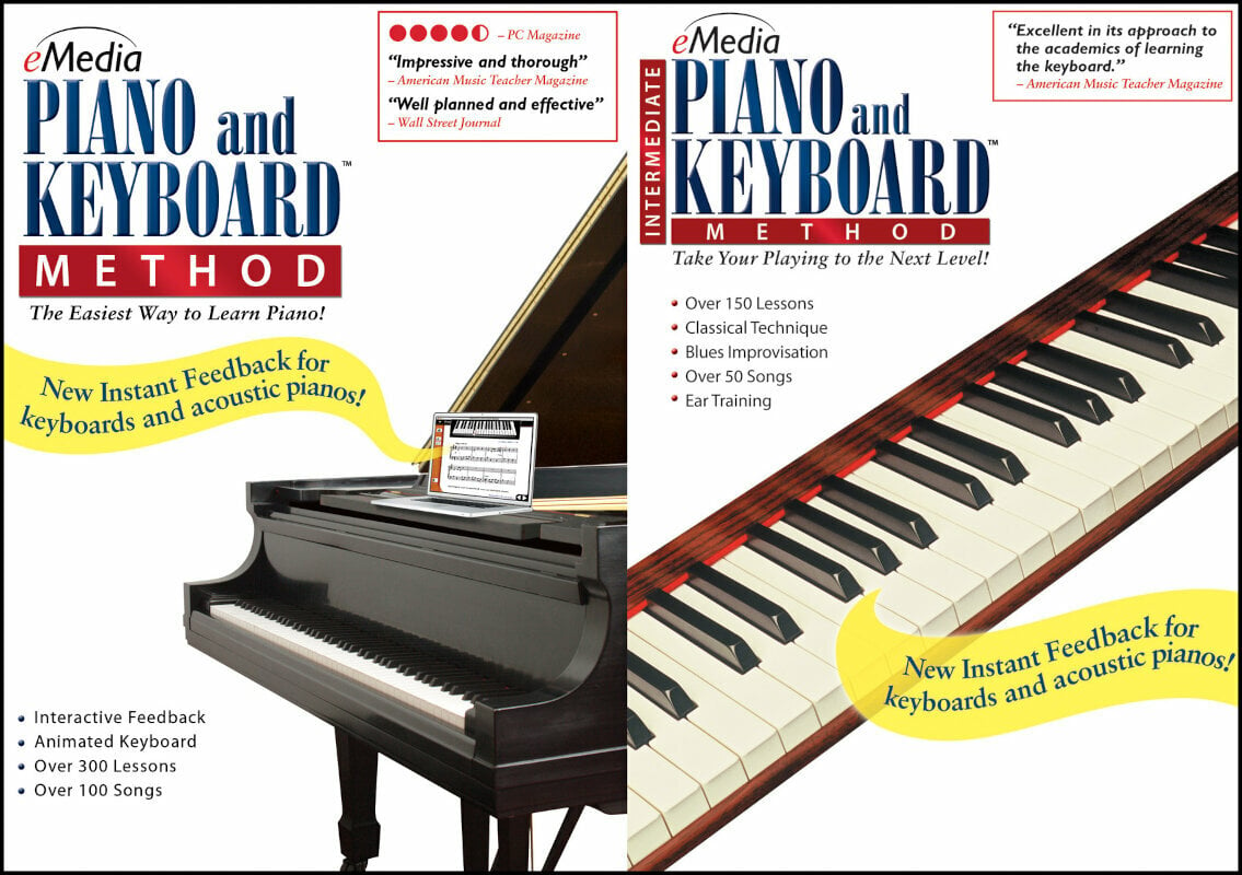 Programvara för utbildning eMedia Piano Deluxe Mac (Digital produkt)