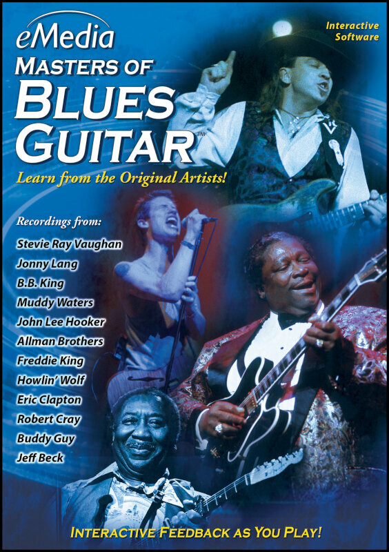 Programvara för utbildning eMedia Masters Blues Guitar Mac (Digital produkt)