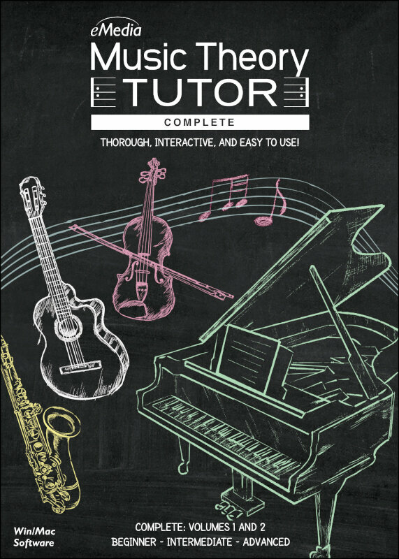 Software educativo eMedia Music Theory Tutor Complete Win (Producto digital)