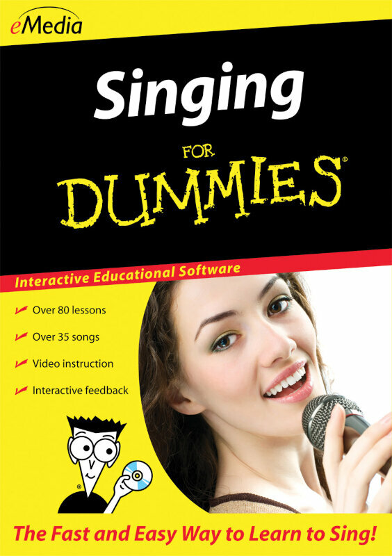 Opetusohjelmistot eMedia Singing For Dummies Win (Digitaalinen tuote)