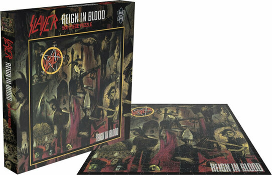 Puzzels en spellen Slayer Reign In Blood Puzzle 500 Parts - 1
