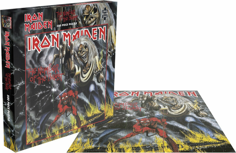 Iron Maiden Jigsaw The Number Of The Beast 500 Piece Puzzle 39 x 39cm