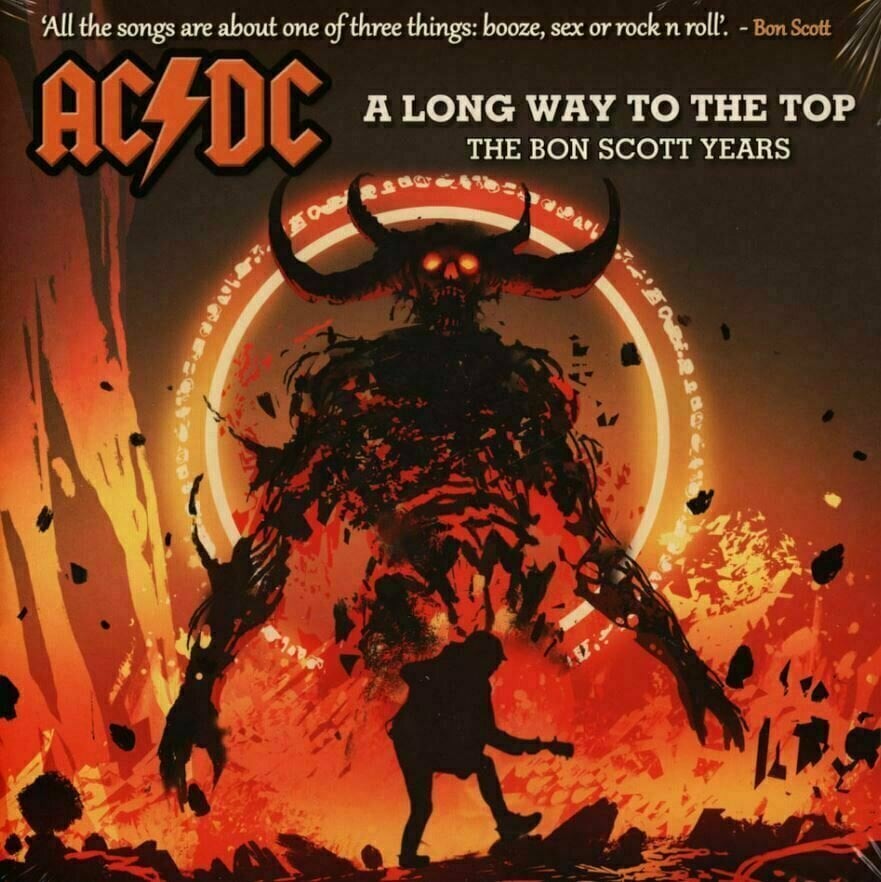 Płyta winylowa AC/DC - A Long Way To The Top (Orange Coloured) (2 x 10" Vinyl)