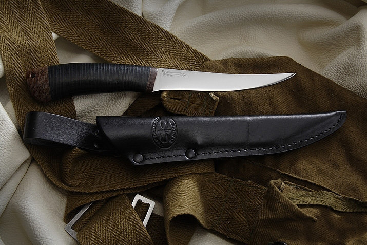 Couteau de pêche Air Zlatoust Fish-Ka Leather