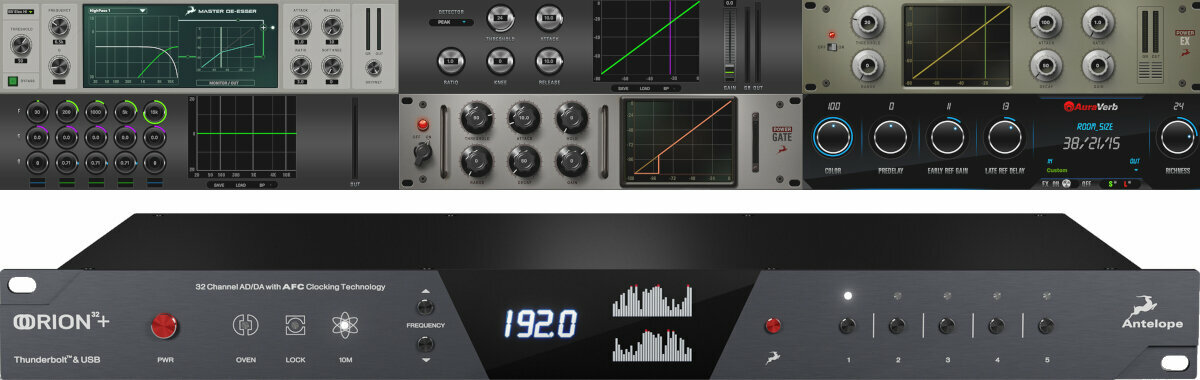 Thunderbolt audio převodník - zvuková karta Antelope Audio Orion 32+ Gen 3