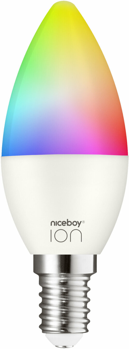 Smart belysning Niceboy ION SmartBulb RGB E14
