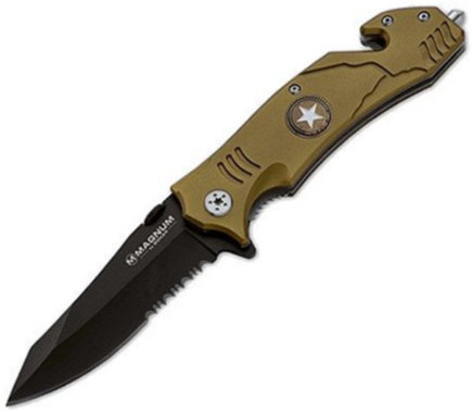Tactical Folding Knife Magnum Army Rescue 01LL471 Tactical Folding Knife