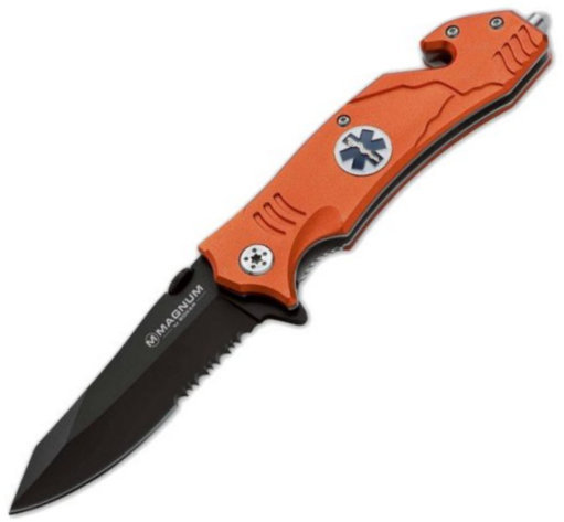Tactical Folding Knife Magnum Ems Rescue 01LL472 Tactical Folding Knife