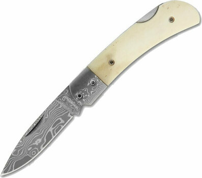 Hunting Folding Knife Magnum Damascus Bone 01MB180DAM Hunting Folding Knife - 1