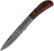 Hunting Folding Knife Magnum Damascus Quincewood 01MB550DAM Hunting Folding Knife