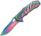 Cuchillo plegable de caza Magnum Matte Rainbow 01RY253 Cuchillo plegable de caza