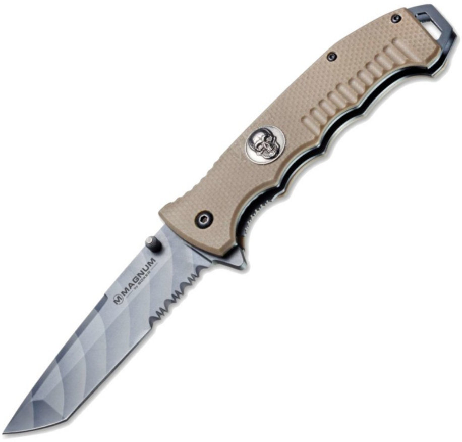 Hunting Folding Knife Magnum Shades Of Gray 01SC648 Hunting Folding Knife
