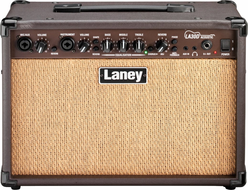 Kombi för akustisk och elektrisk gitarr Laney LA30D