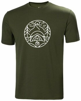 Friluftsliv T-shirt Helly Hansen Skog Recycled Graphic Forest Night S T-shirt - 1