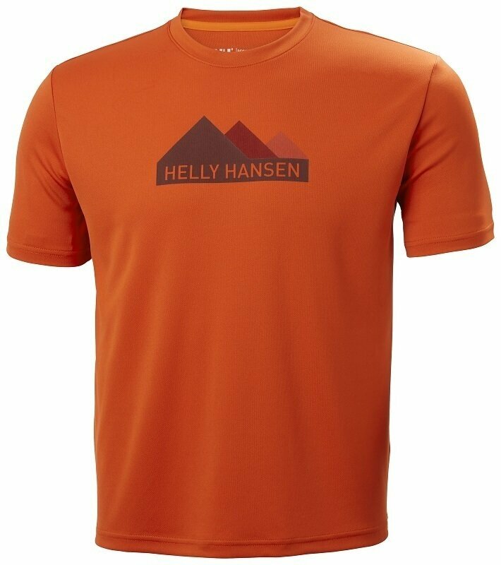 Outdoor T-shirt Helly Hansen HH Tech Graphic Patrol Orange S T-shirt