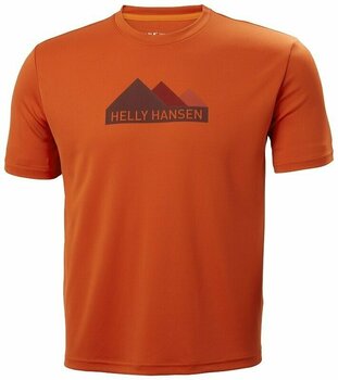 Outdoor T-Shirt Helly Hansen HH Tech Graphic Patrol Orange L T-Shirt - 1
